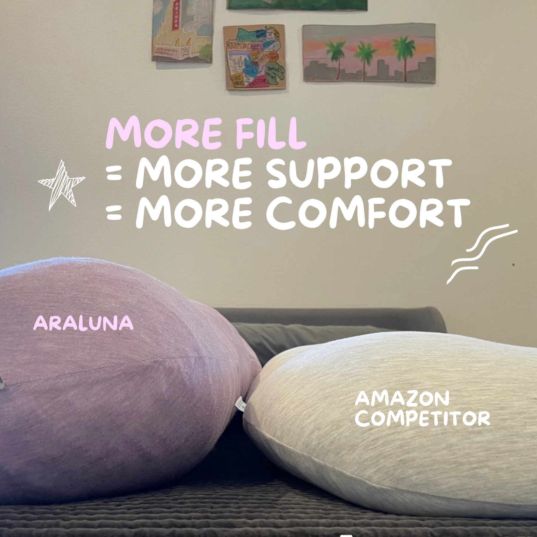 Araluna™ CloudSoft Adjustable Maternity Pillow