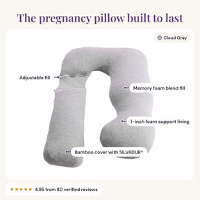 Araluna™ CloudSoft Adjustable Maternity Pillow