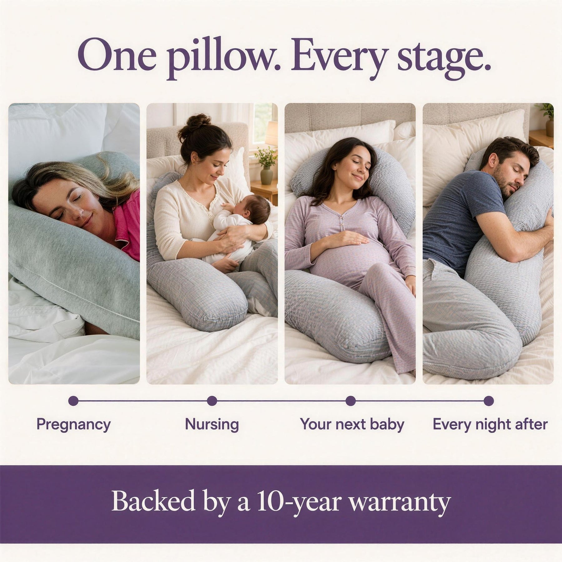 Araluna™ CloudSoft Adjustable Maternity Pillow