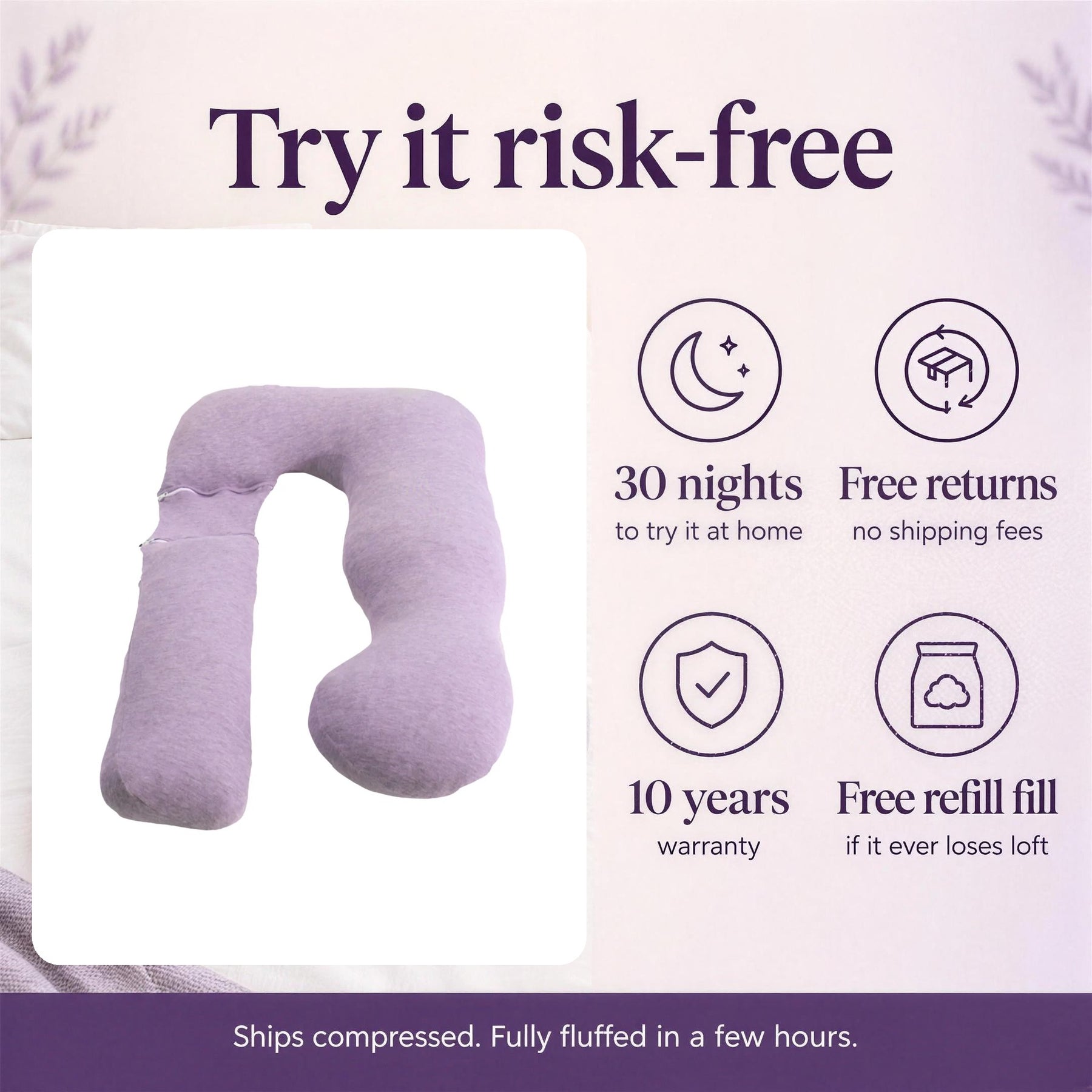Araluna™ CloudSoft Adjustable Maternity Pillow